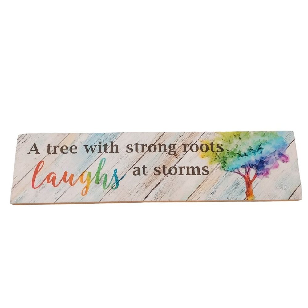 Inspirational Magnet NEW Ganz A Tree With Strong Roots Laughs At Storms